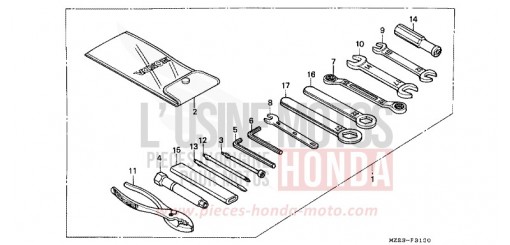 OUTILS CBR1000FT de 1996